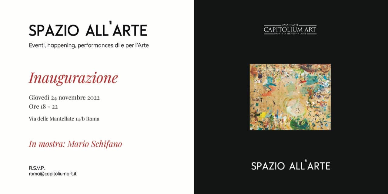 Spazio all’Arte – Mario Schifano